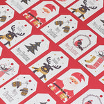 Christmas Paper Hanging Gift Tags, 100 Pieces