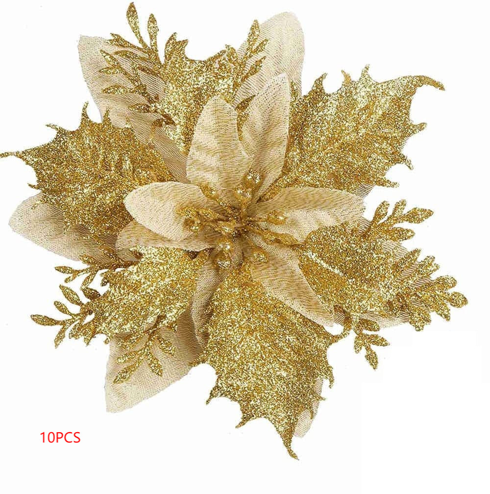 Double-Layer Christmas Flower Tree Decoration