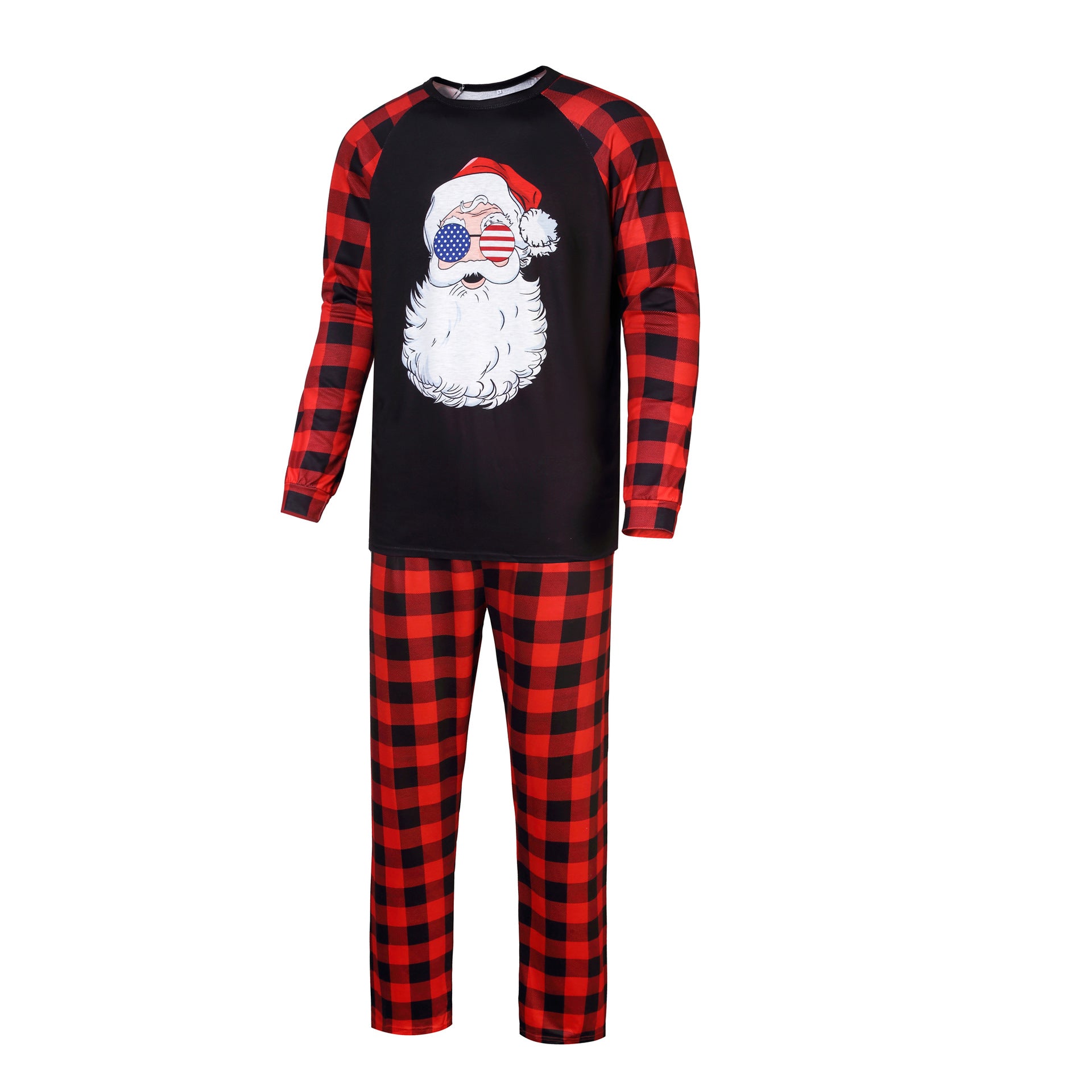 Santa Face Matching Family Christmas Pajamas 5
