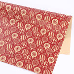 Papel de Embrulho de Natal Kraft Grosso 50x70 cm
