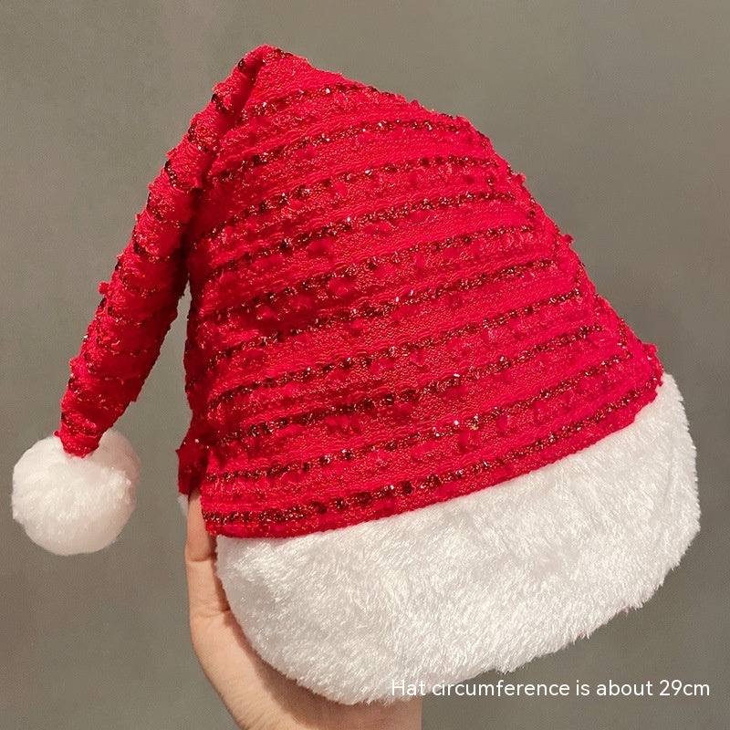 Cappello natalizio originale in peluche con design festivi