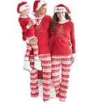 Simple Christmas Print Matching Family Pajamas 2
