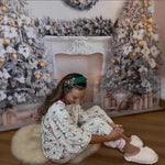 Women's Christmas Print Long Pajama Set 3