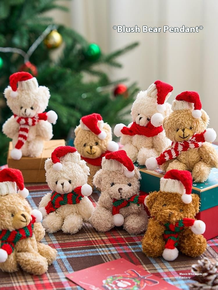Hængende juledukke i plys