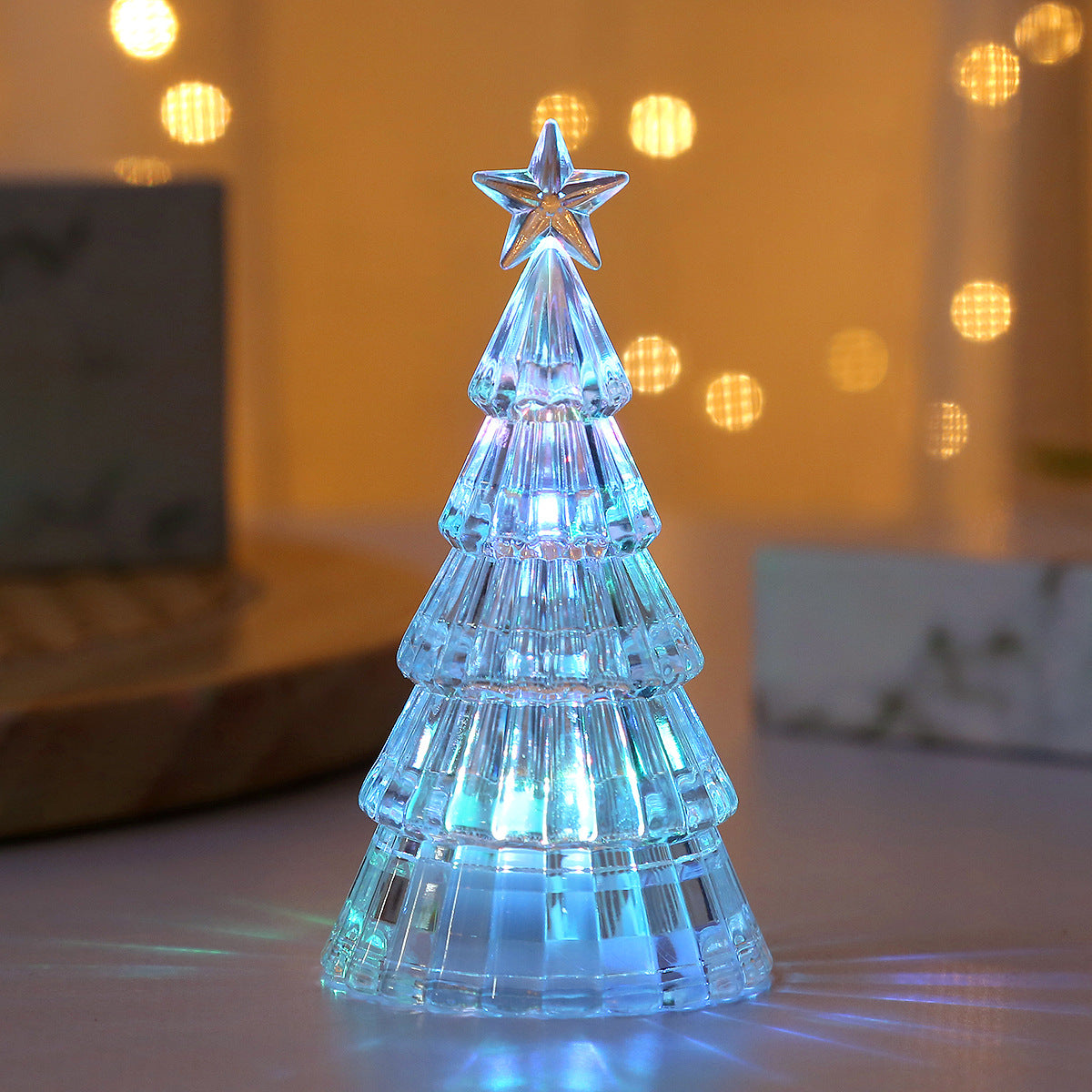 Mini Crystal Christmas Tree LED Night Light