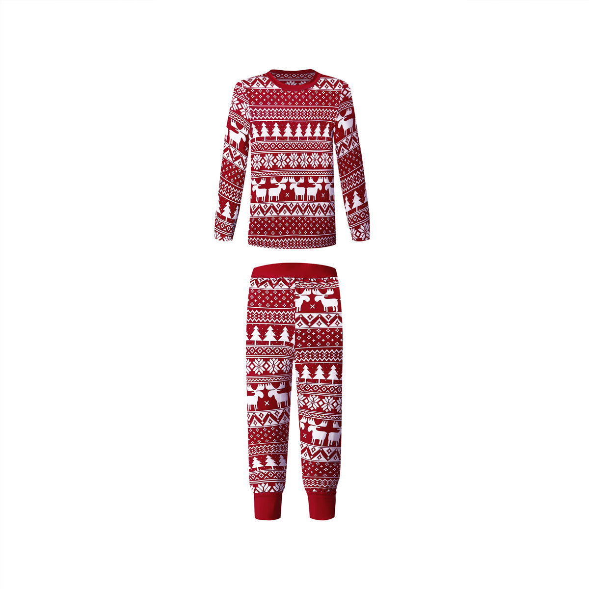 Matching Family Christmas Pajamas – Nordic Reindeer 7