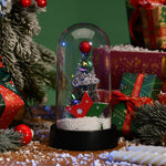 LEDローズ ガラスドーム クリスマスデコレーション