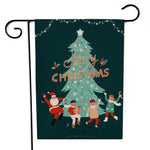 Drapeau de jardin de Noël Père Noël 30x45 cm