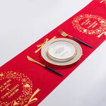 Reindeer and Snowman Christmas Table Runner