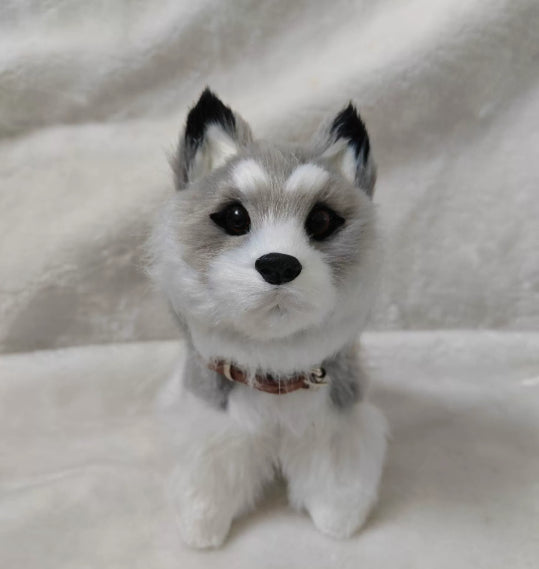 Fluffy Arctic Fox Plush Toy
