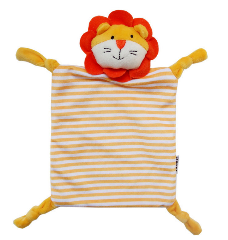 Copertina doudou per neonati con animaletto di peluche