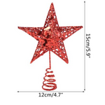 Estrela de Metal para Topo de Árvore de Natal