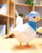Gallina eléctrica de peluche que pone huevos