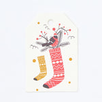 Christmas Paper Hanging Gift Tags, 100 Pieces