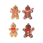 Lot d’ornements de sapin de Noël bonhomme en pain d’épice