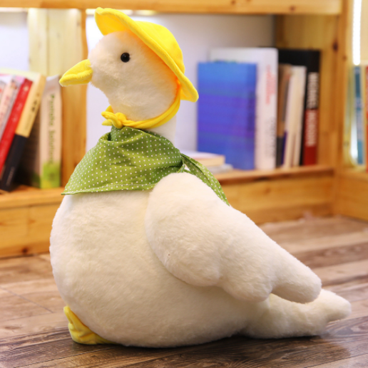 Paperella di peluche con sciarpa