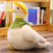 Schattige eendknuffel met sjaal