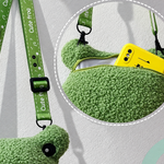Cute Frog Plush Crossbody Bag