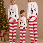 Colorblock Christmas Matching Family Lounge Set – back view