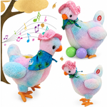 Electric Egg-Laying Hen Plush Toy