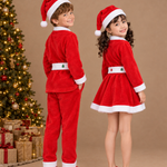 Santa & Mrs. Claus Christmas Costume Set – back view