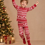 Matching Family Christmas Pajamas – Nordic Reindeer 5