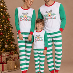 Candy Stripe Christmas Matching Family Pajamas – family photoshoot