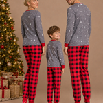 Christmas Bear Matching Family Pajamas – back view