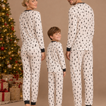 Christmas Tree Print Matching Family Pajamas – back view