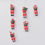 Climbing Santa on Ladder Christmas Decoration – video