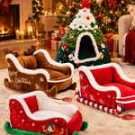 Santa’s Sleigh Pet Bed – all 4 Christmas designs